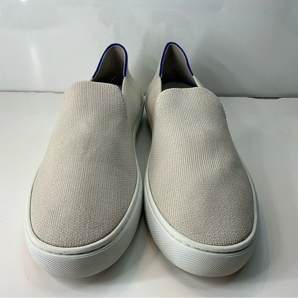 Rothys Casual Cream Slip-On Sneakers 8.5 - Picture 4 of 11